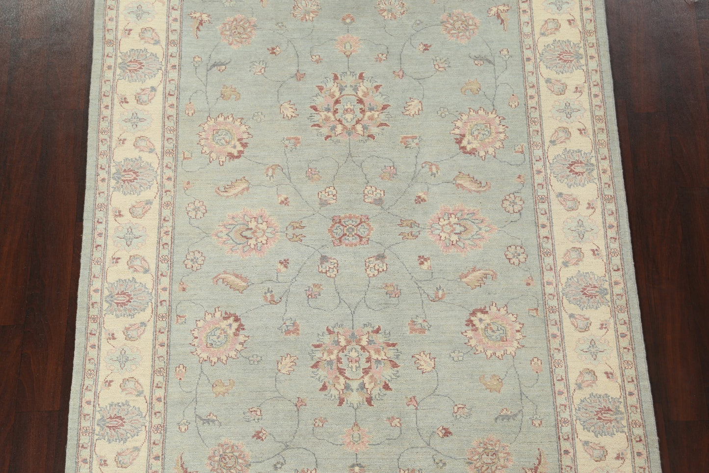 Vegetable Dye Peshawar Chobi Wool Area Rug 6x8