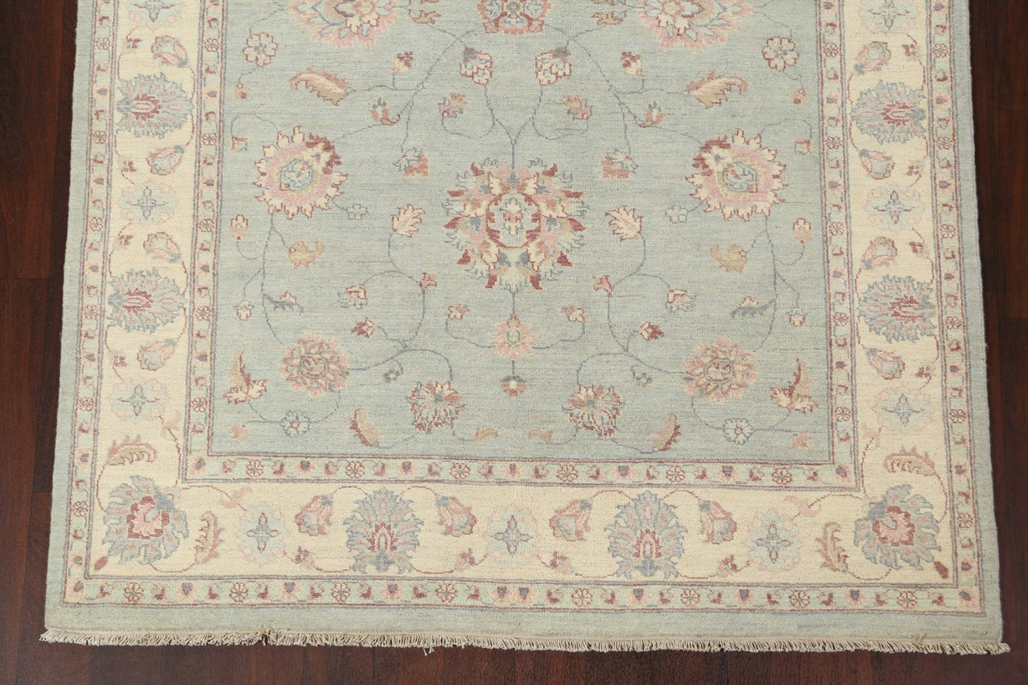 Vegetable Dye Peshawar Chobi Wool Area Rug 6x8