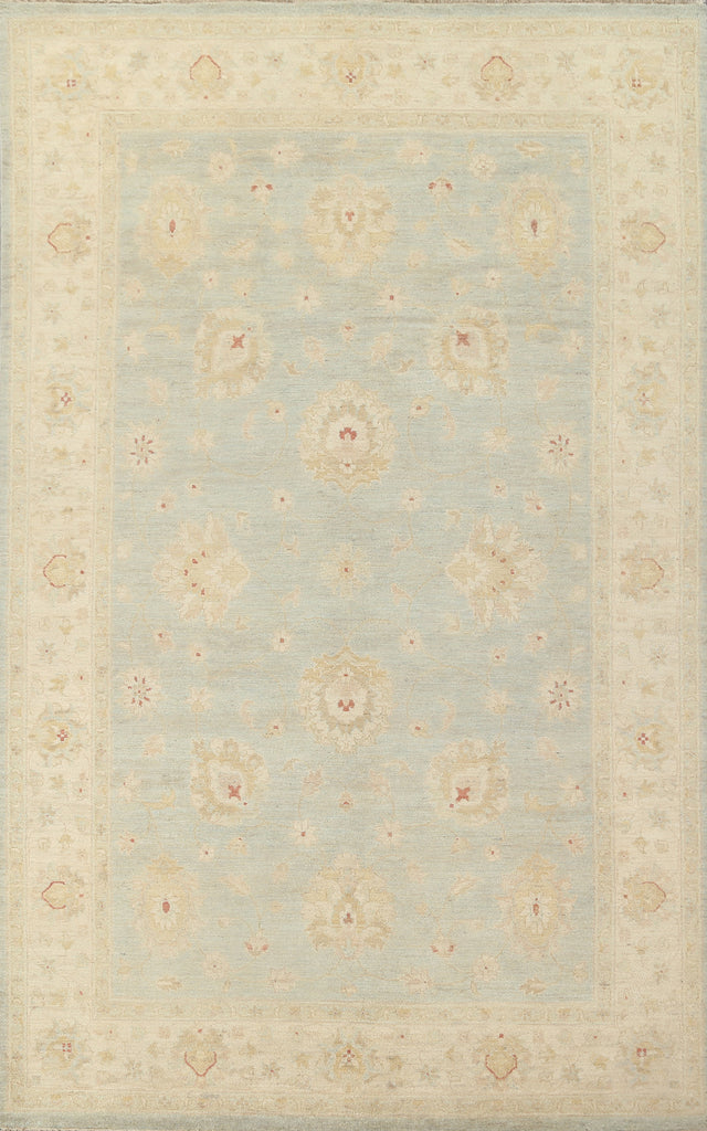 Vegetable Dye Peshawar Chobi Wool Area Rug 6x10