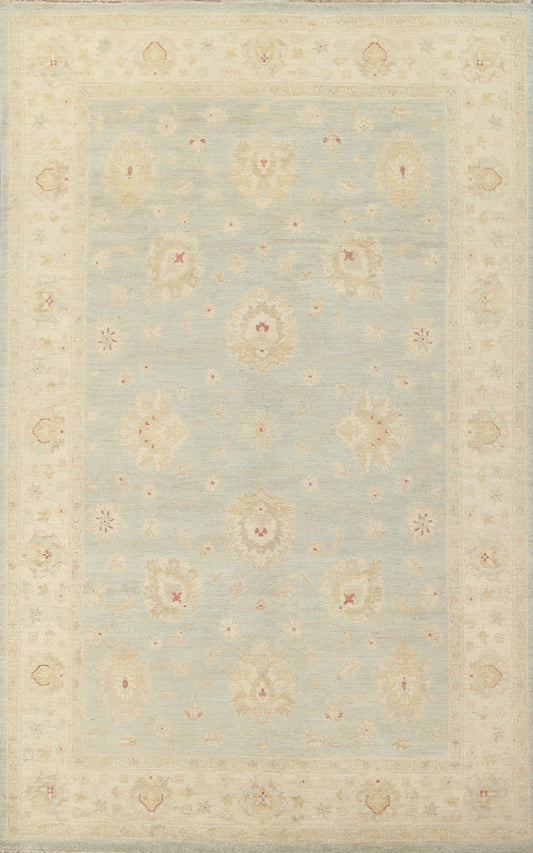 Vegetable Dye Peshawar Chobi Wool Area Rug 6x10