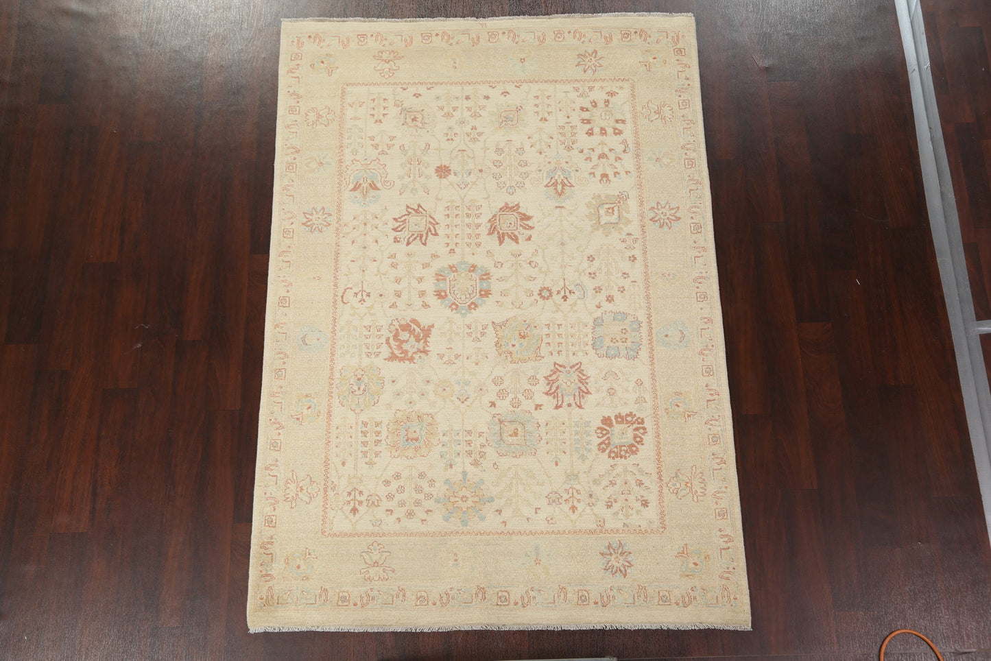 Vegetable Dye Peshawar Chobi Handmade Area Rug 5x8