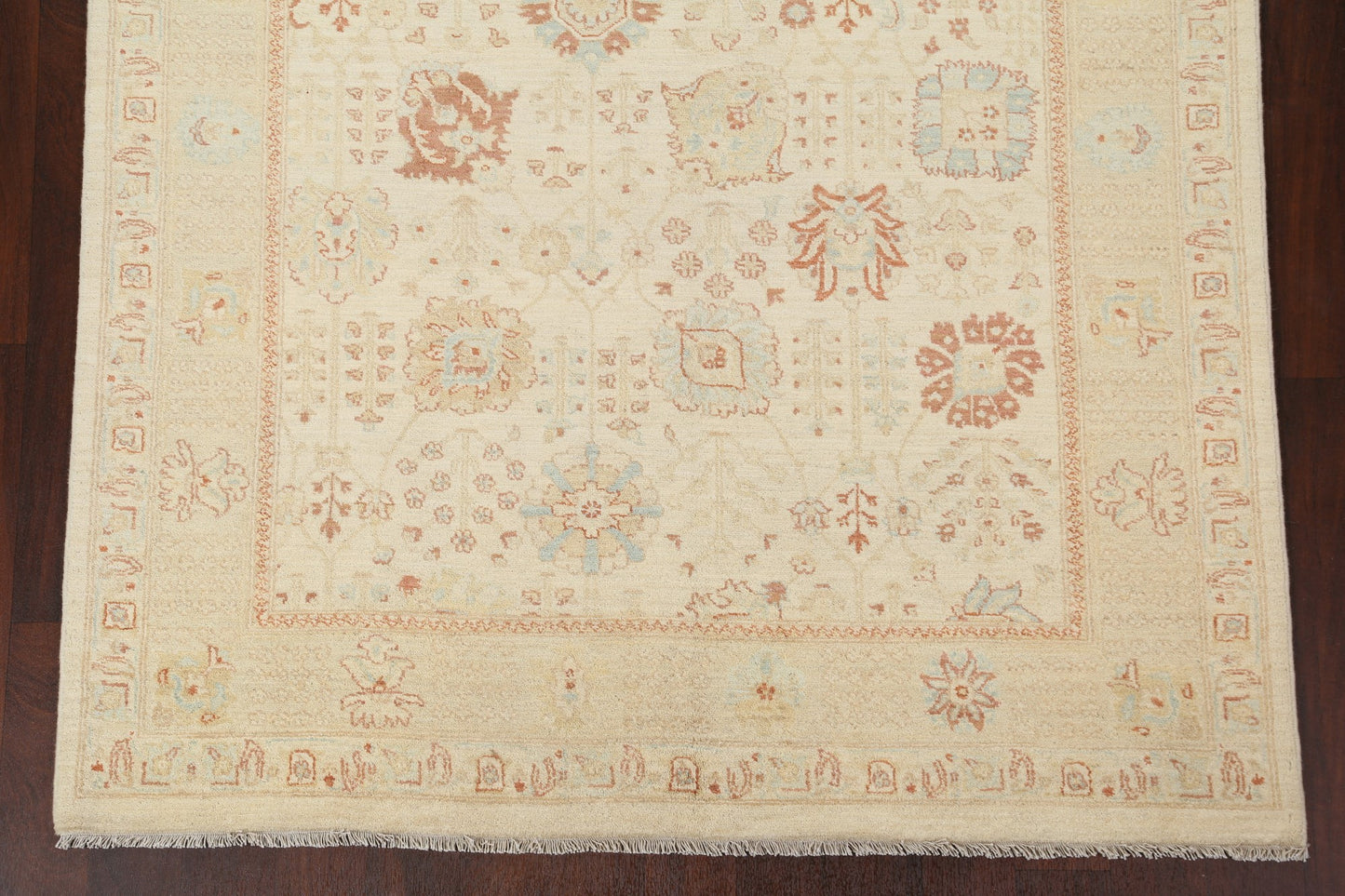 Vegetable Dye Peshawar Chobi Oriental Area Rug 6x8