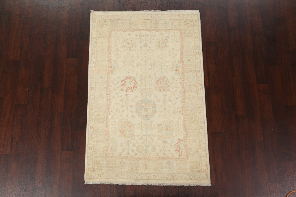 Vegetable Dye Peshawar Chobi Handmade Area Rug 4x6