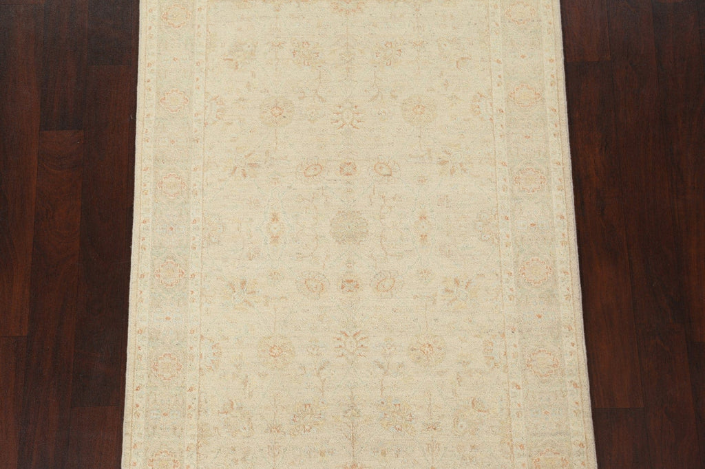 Vegetable Dye Peshawar Chobi Wool Area Rug 4x6