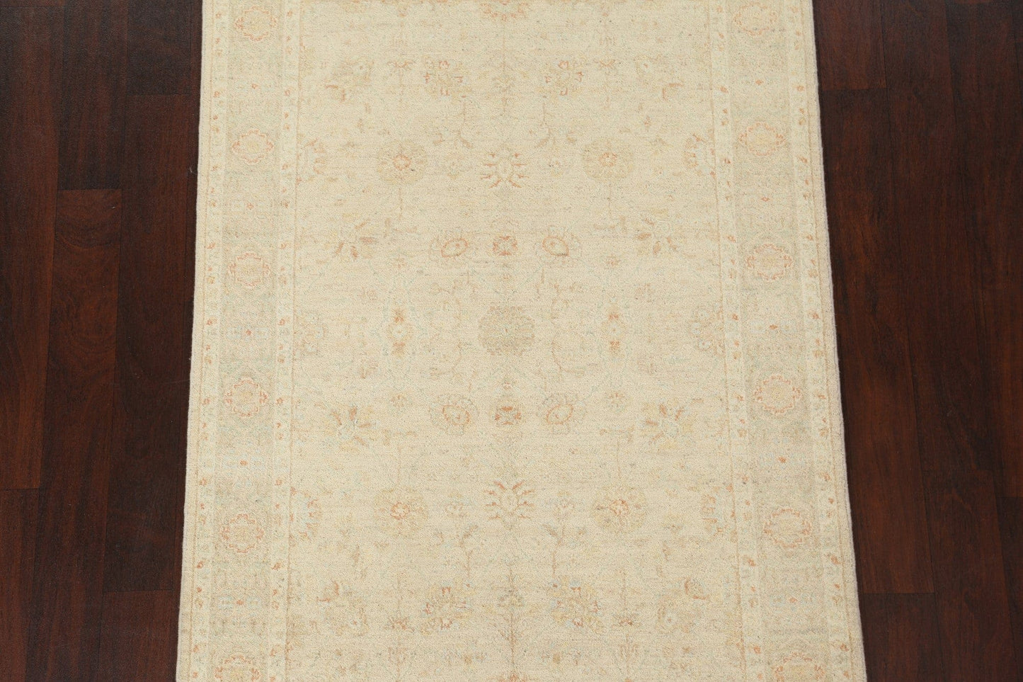 Vegetable Dye Peshawar Chobi Wool Area Rug 4x6