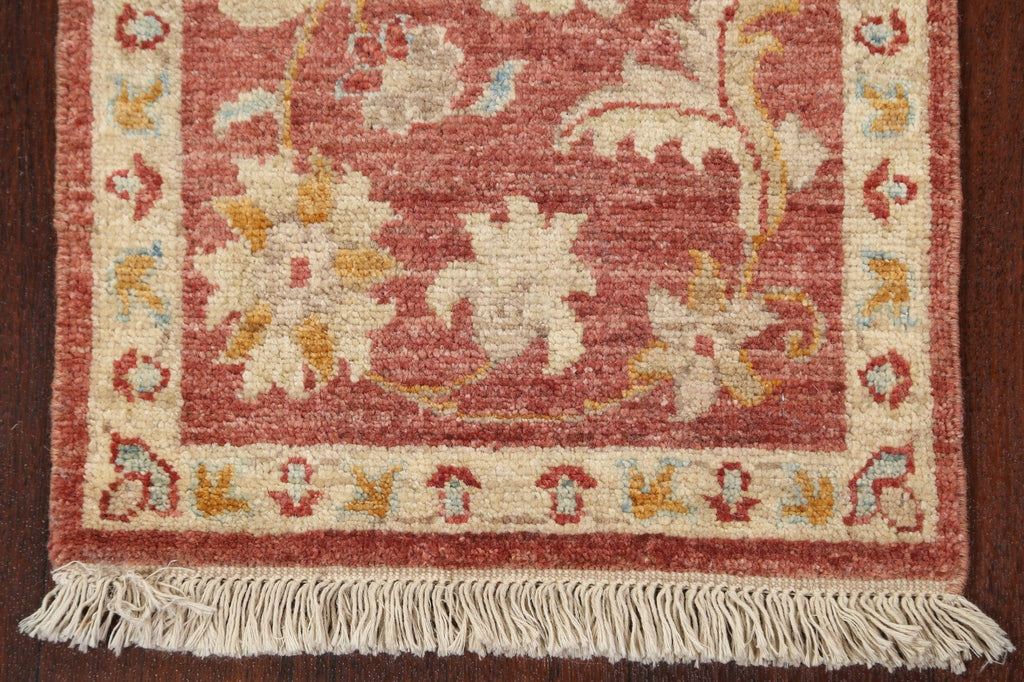 Set of 2 Vegetable Dye Peshawar Chobi Handmade Wool Rugs 1x2