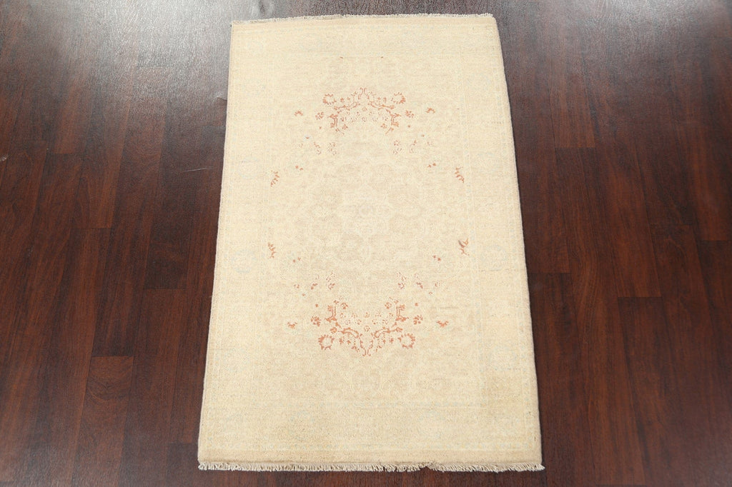 Vegetable Dye Peshawar Chobi Wool Handmade Rug 3x5