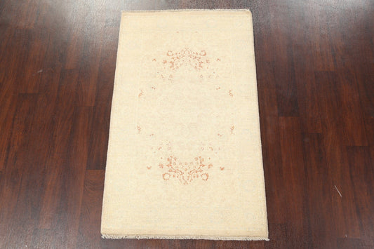 Vegetable Dye Peshawar Chobi Handmade Wool Rug 3x5