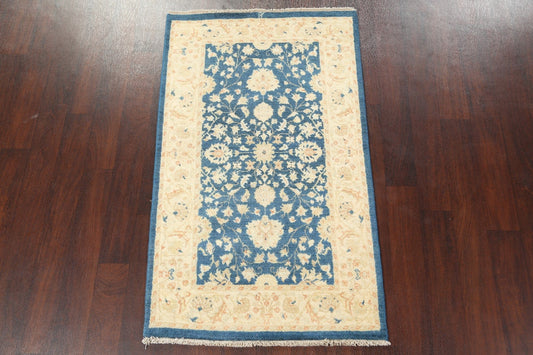 Vegetable Dye Peshawar Chobi Oriental Wool Rug 3x5