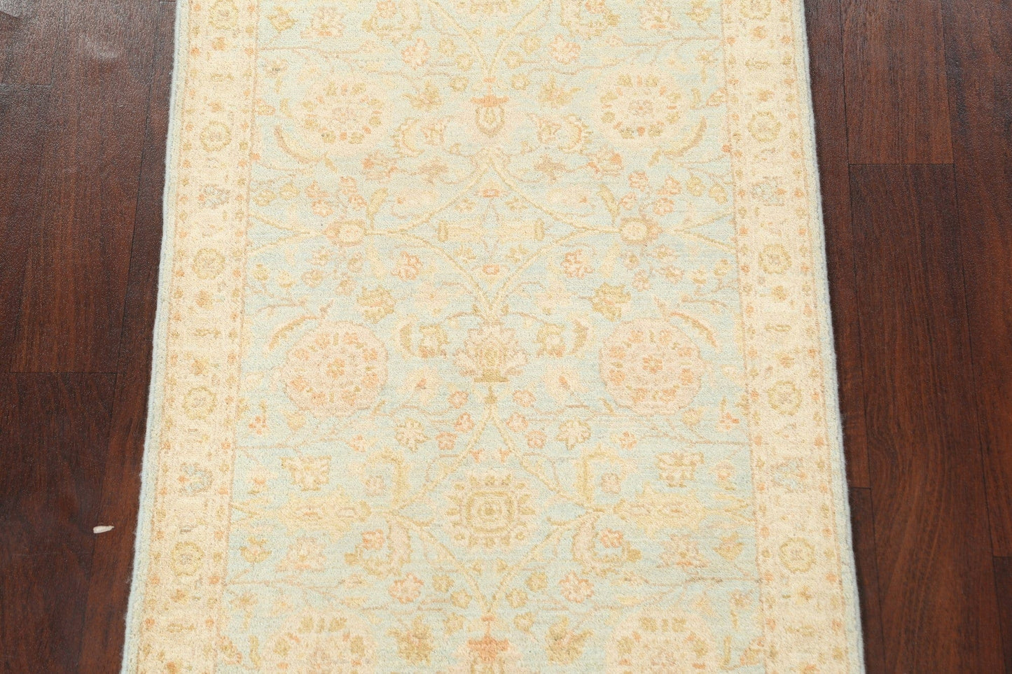 Set of 2 Vegetable Dye Peshawar Chobi Wool Area Rug 3x4