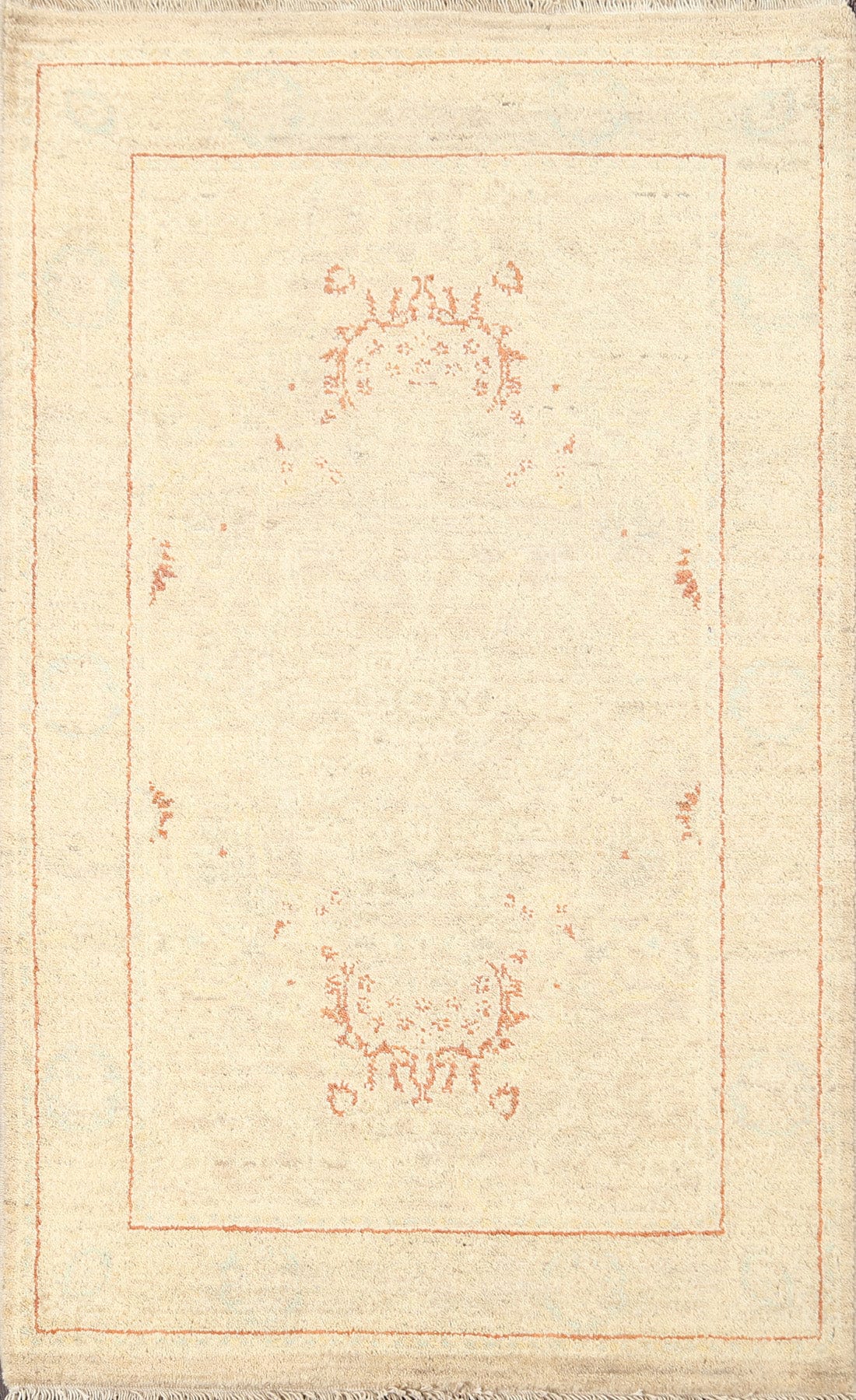 Vegetable Dye Peshawar Chobi Wool Area Rug 3x4