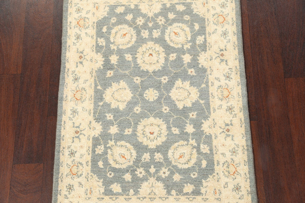 Vegetable Dye Peshawar Chobi Handmade Wool Rug 3x4