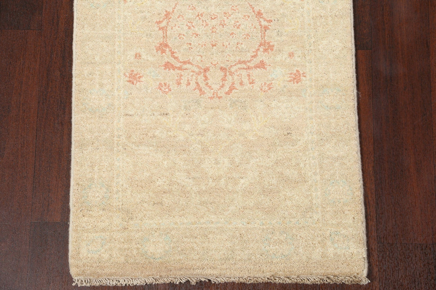 Set of 2 Vegetable Dye Peshawar Chobi Wool Rugs 2x6