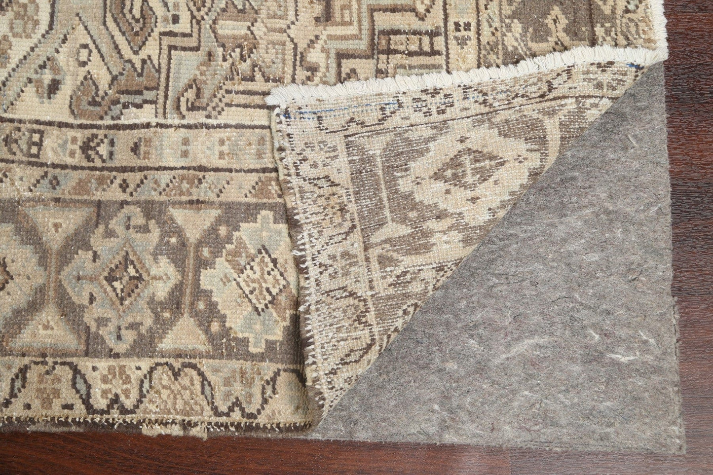 Distressed Heriz Persian Area Rug 9x13