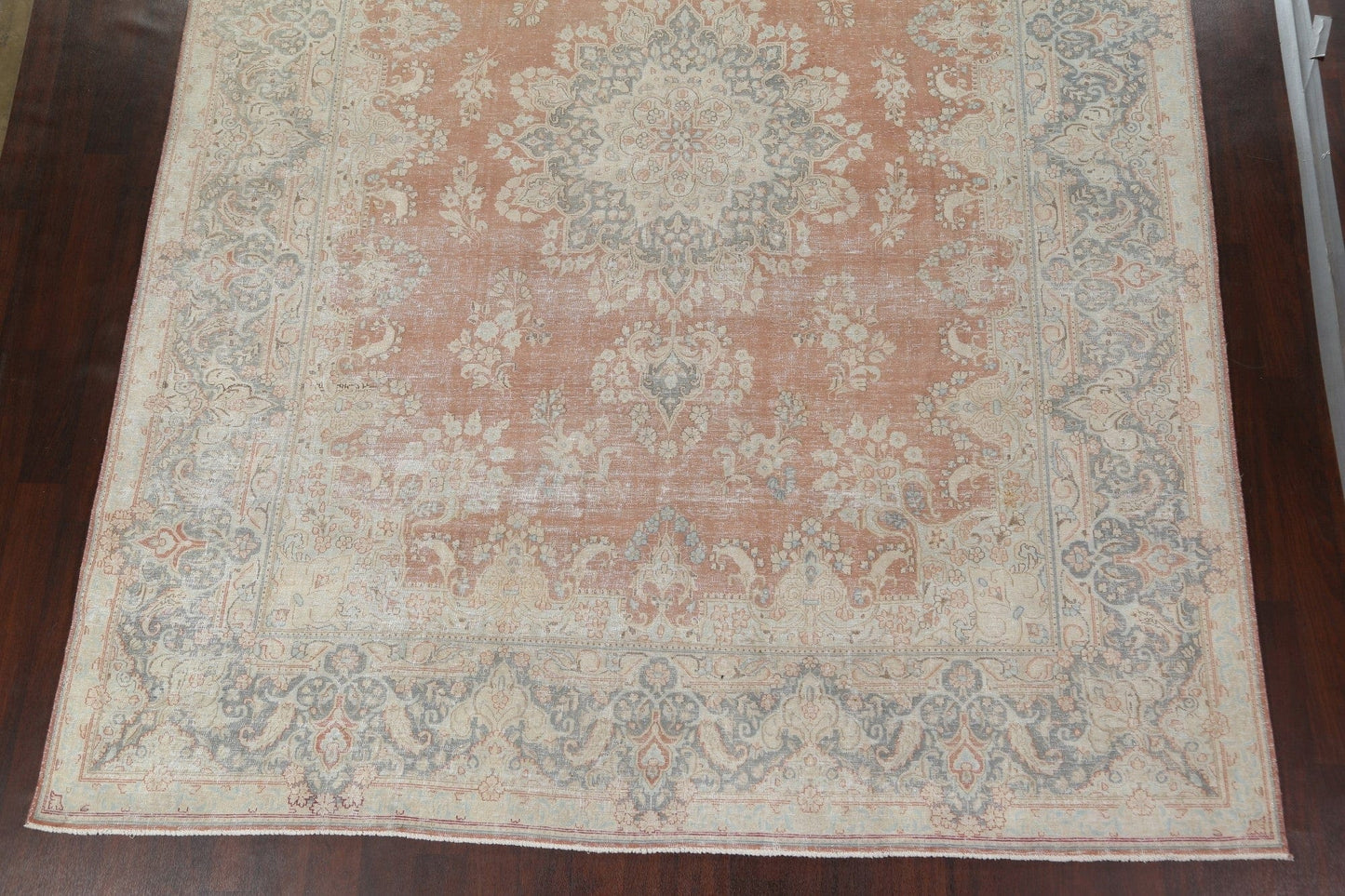 Distressed Kerman Persian Area Rug 10x13