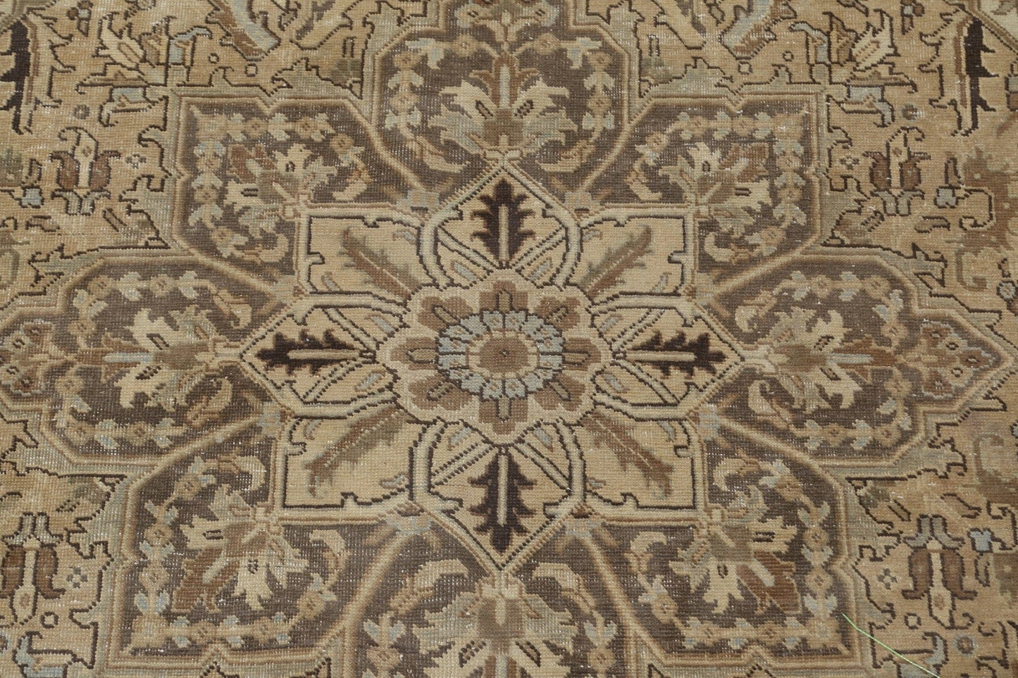 Distressed Heriz Persian Area Rug 8x11