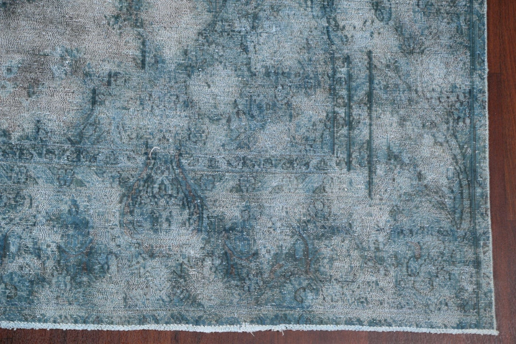 Distressed Kerman Persian Area Rug 9x13