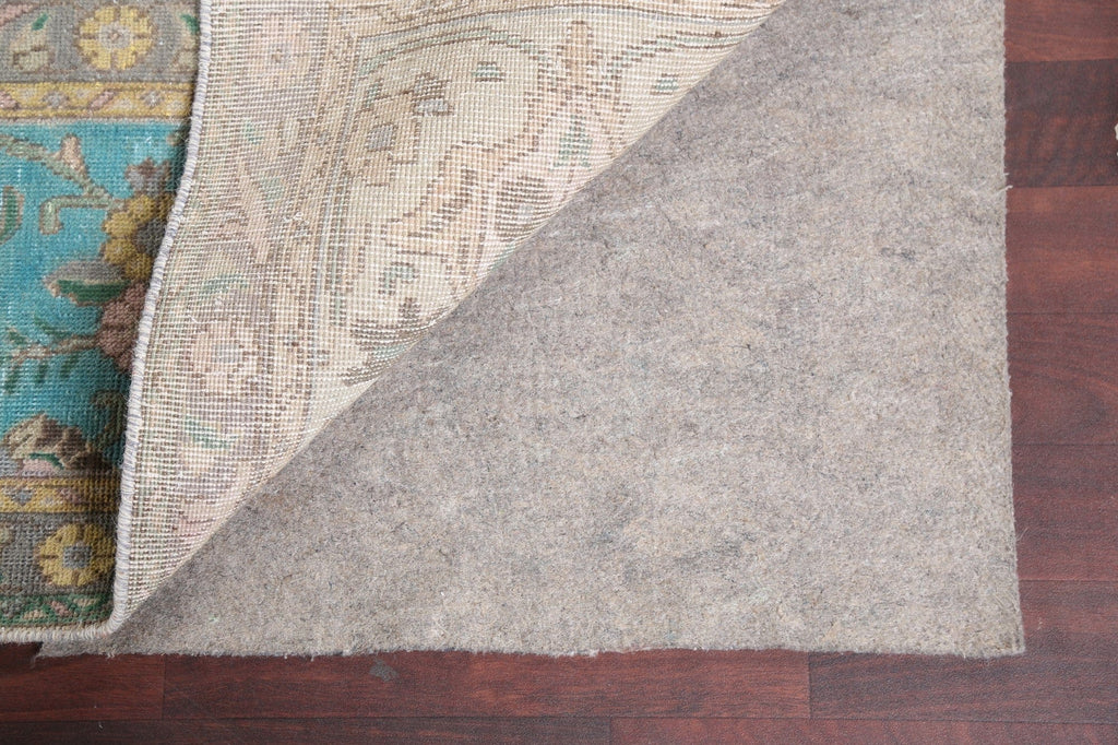 Distressed Over-Dye Tabriz Persian Area Rug 10x13