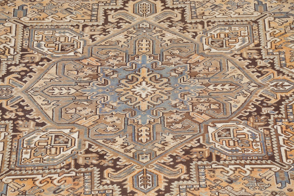 Geometric Heriz Persian Area Rug 8x11