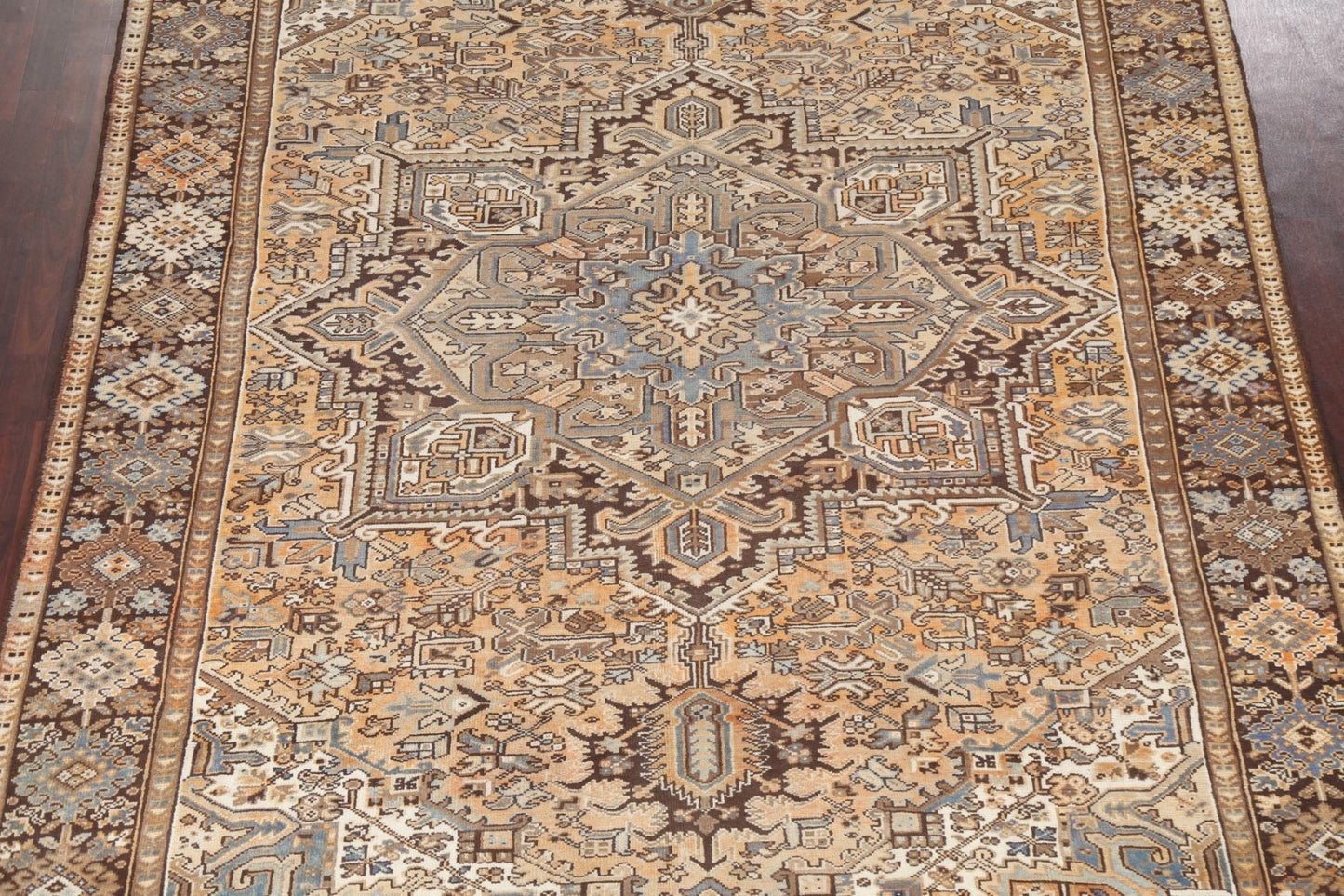 Geometric Heriz Persian Area Rug 8x11