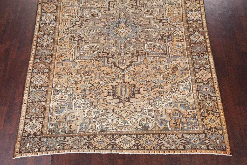 Geometric Heriz Persian Area Rug 8x11