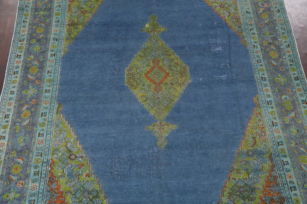 Over-Dye Hamedan Persian Area Rug 9x13