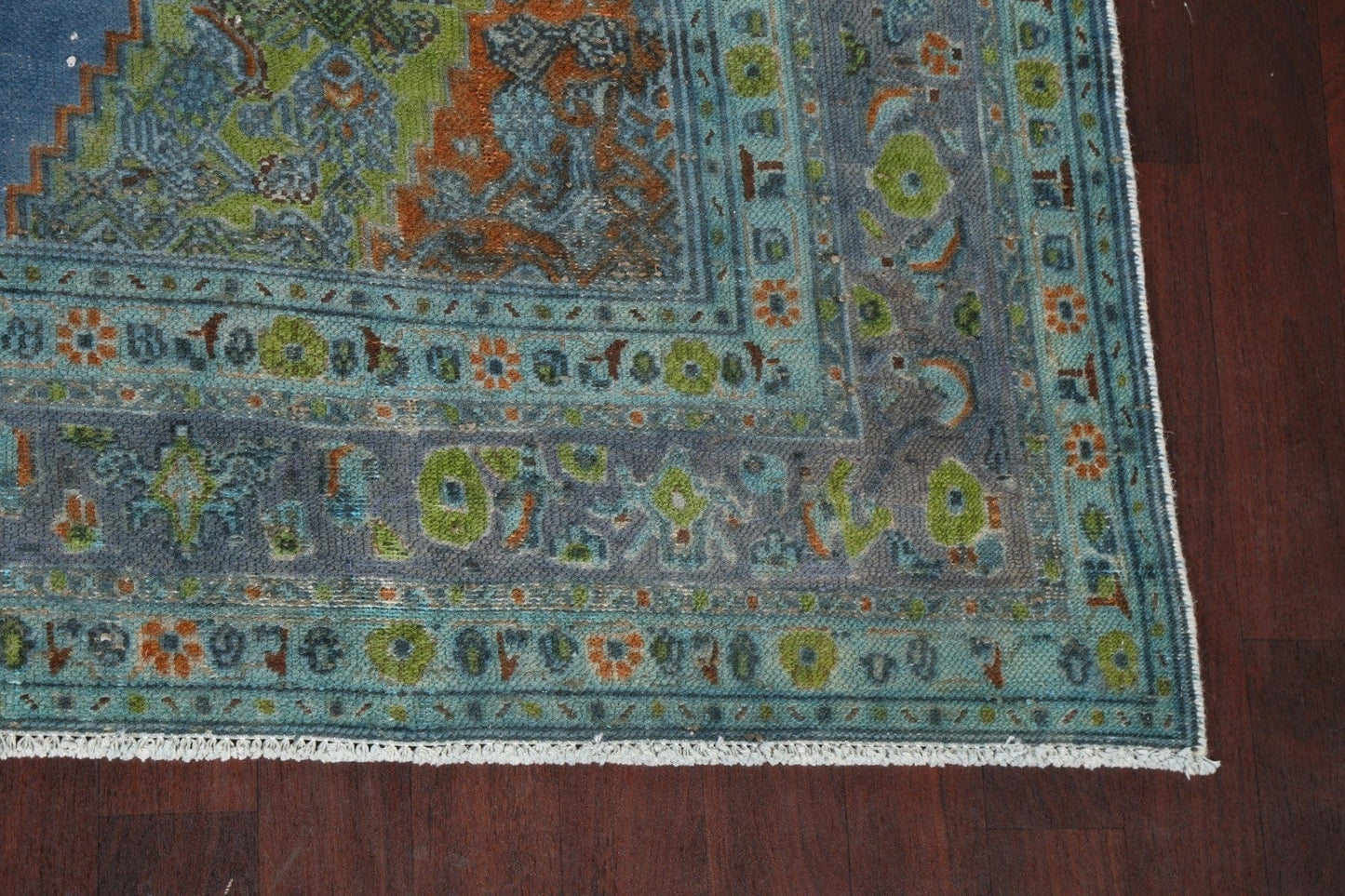 Over-Dye Hamedan Persian Area Rug 9x13