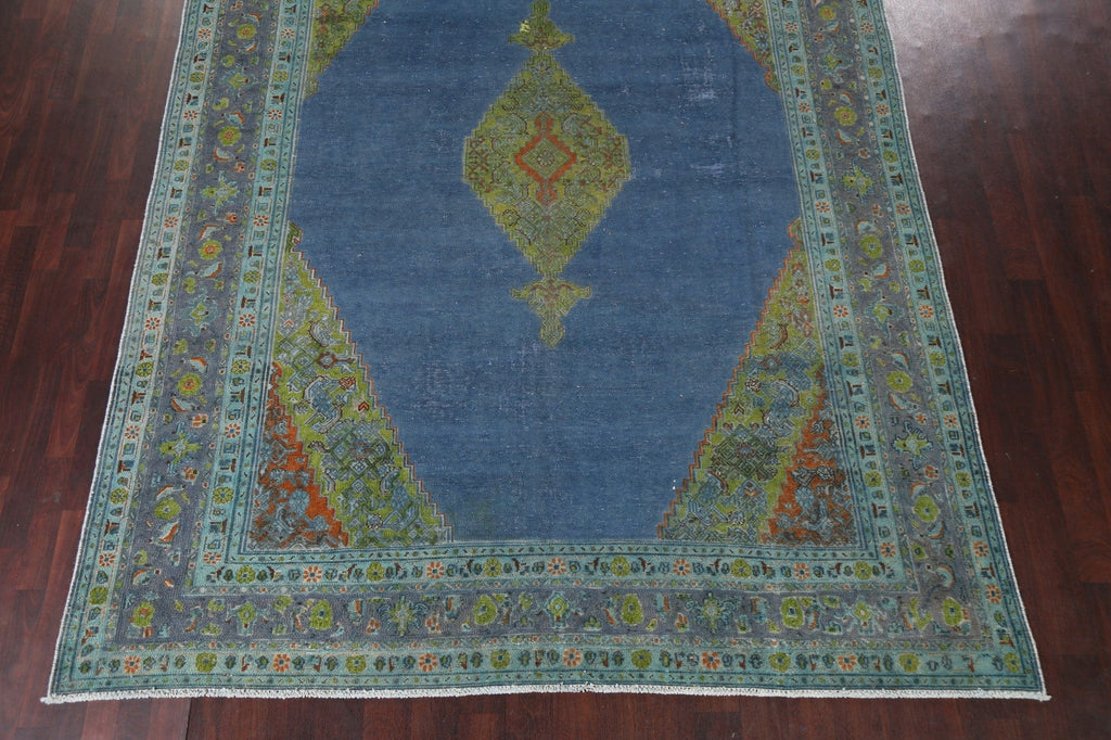 Over-Dye Hamedan Persian Area Rug 9x13