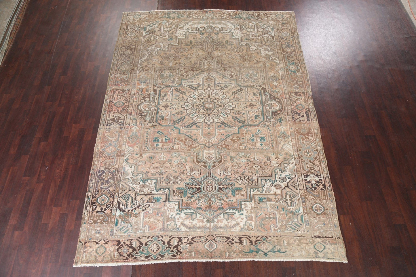 Geometric Heriz Persian Area Rug 8x12