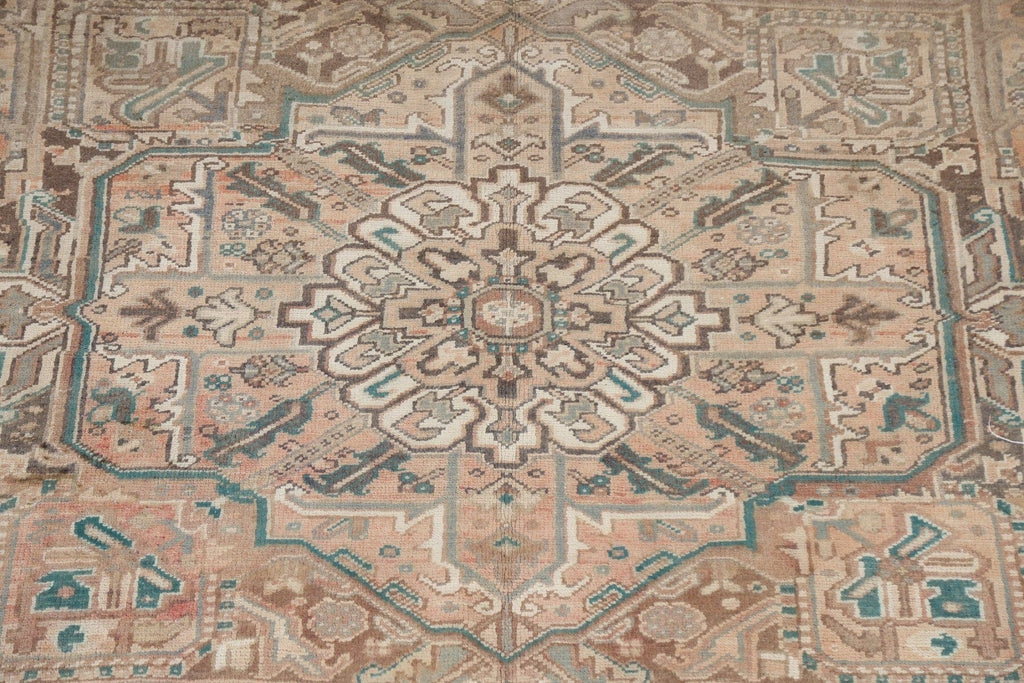 Geometric Heriz Persian Area Rug 8x12