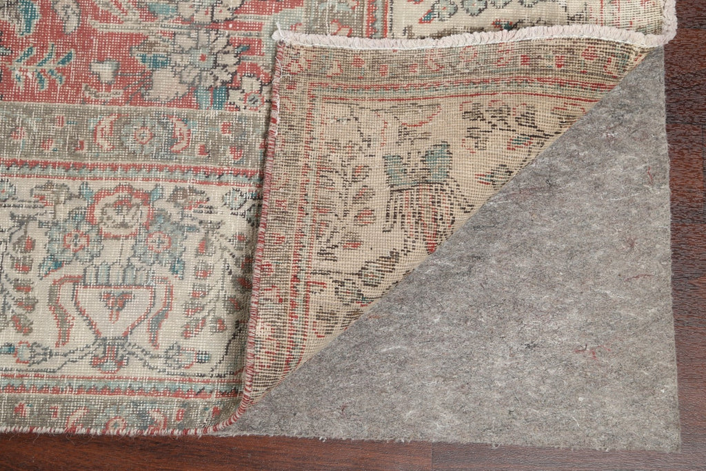 All-Over Distressed Tabriz Persian Area Rug 9x13