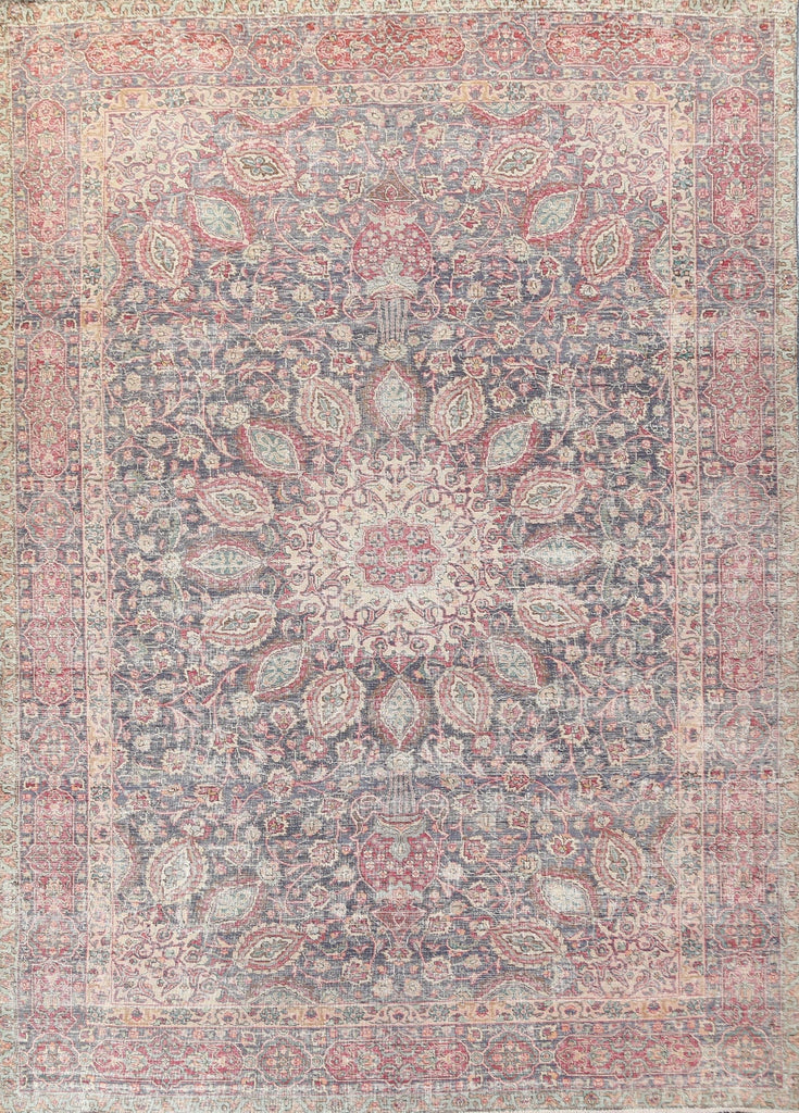 Antique Distressed Tabriz Persian Area Rug 9x13