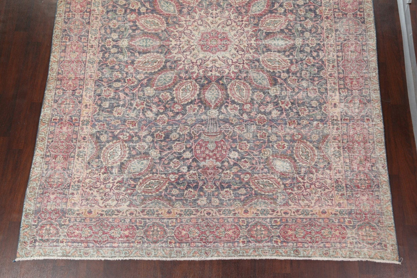 Antique Distressed Tabriz Persian Area Rug 9x13