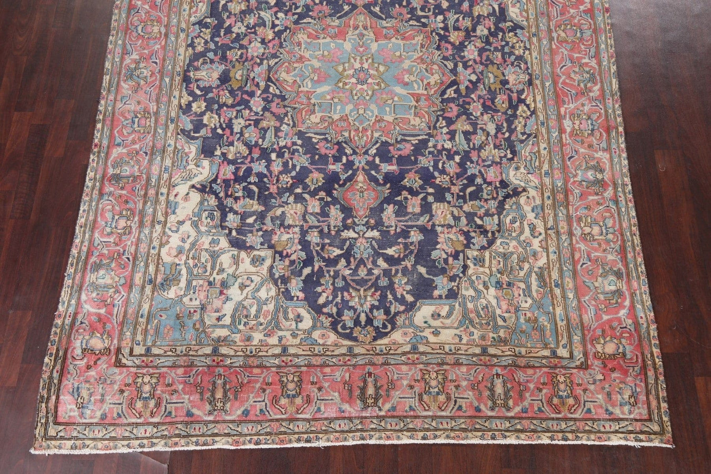 Traditional Floral Kerman Persian Area Rug 8x11