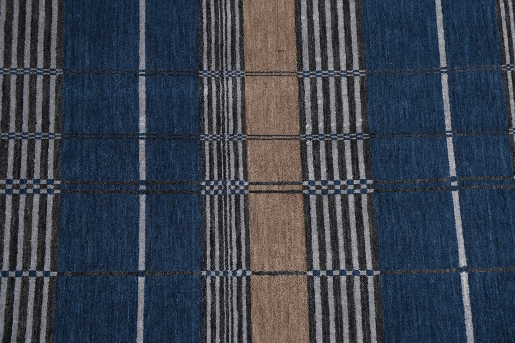 Geometric Contemporary Oriental Area Rug 5x7