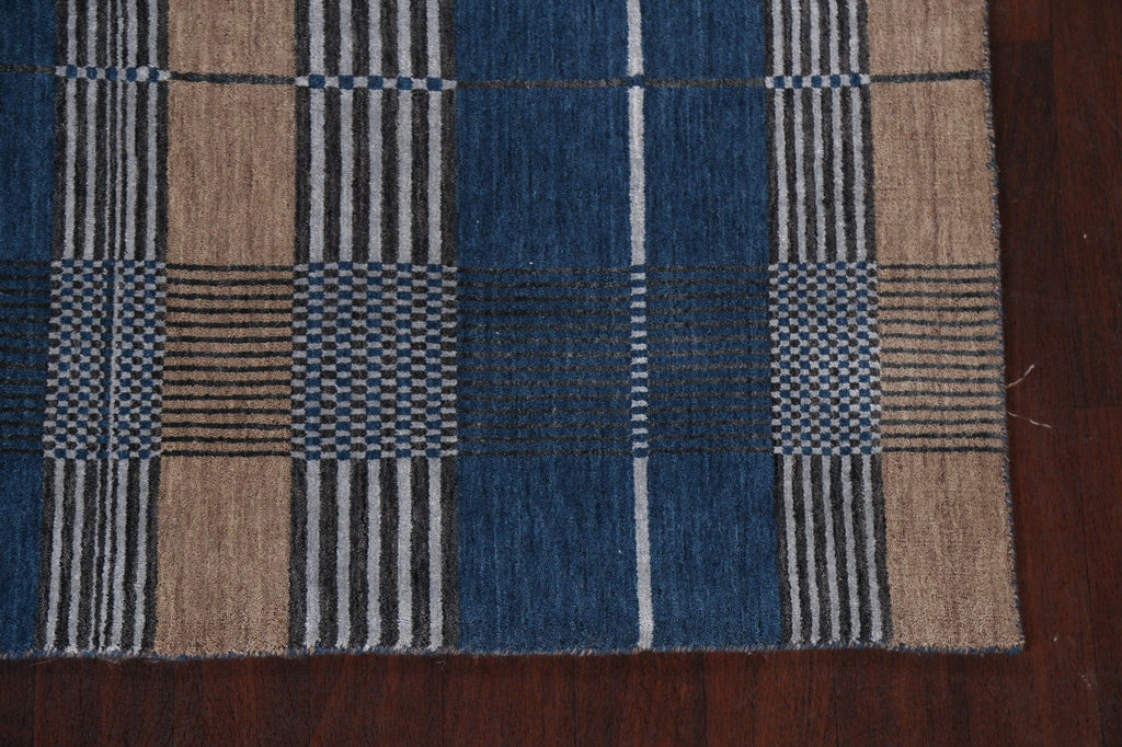 Geometric Contemporary Oriental Area Rug 5x7