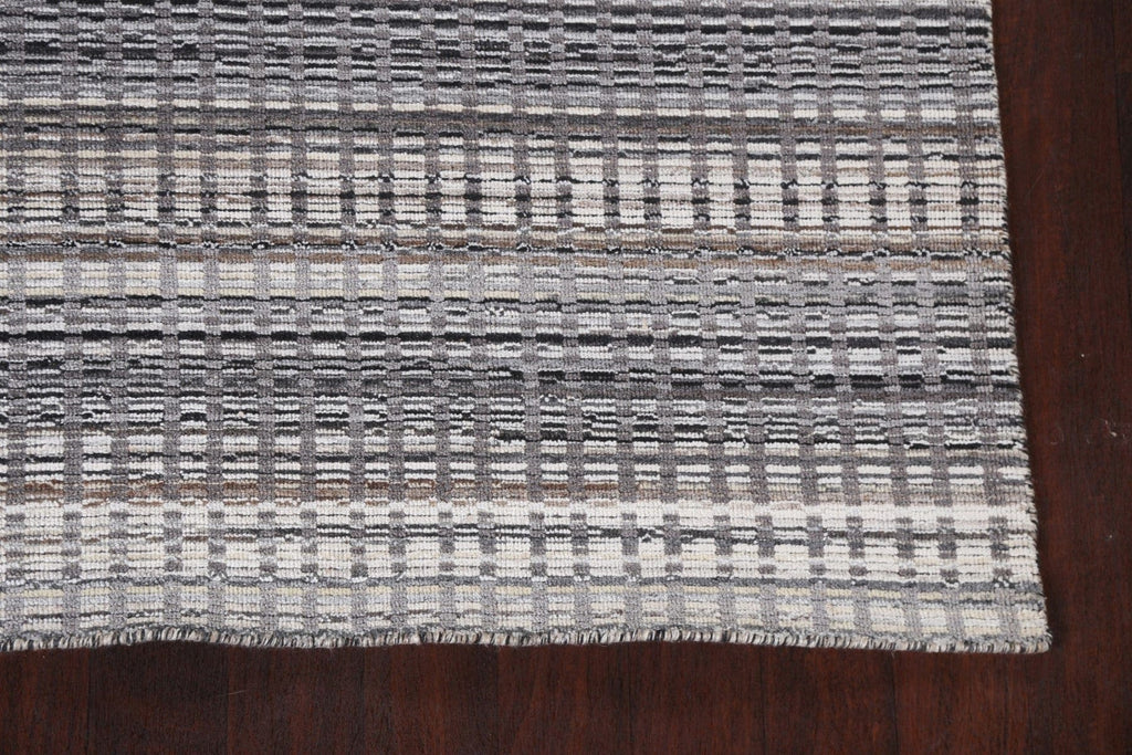 Checkered Contemporary Wool Area Rug 5x8