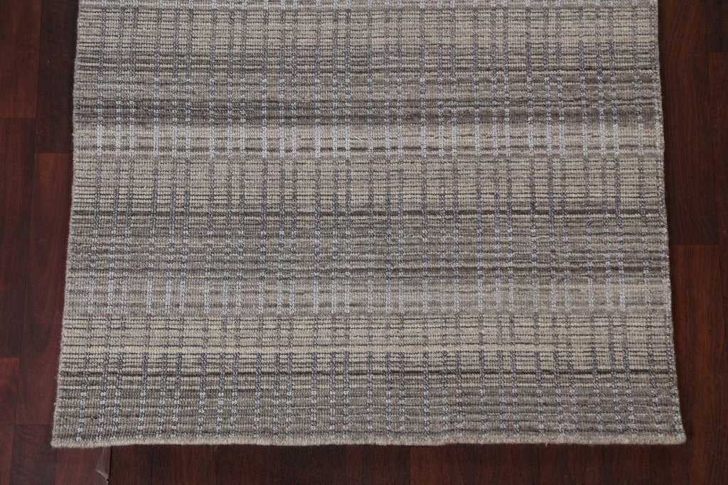 Stripe Contemporary Wool Area Rug 4x6