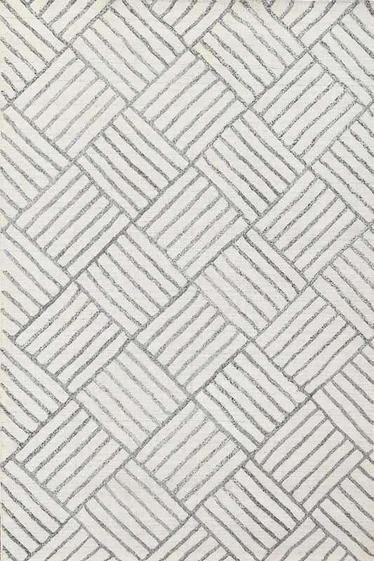 Trellis Contemporary Area Rug 5x8