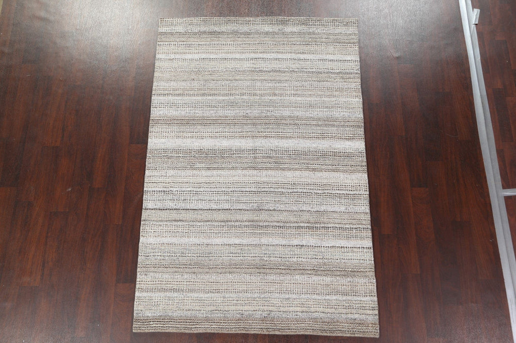 Handmade Contemporary Wool Area Rug 5x8