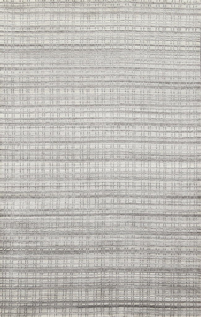 Checkered Contemporary Wool Area Rug 5x8