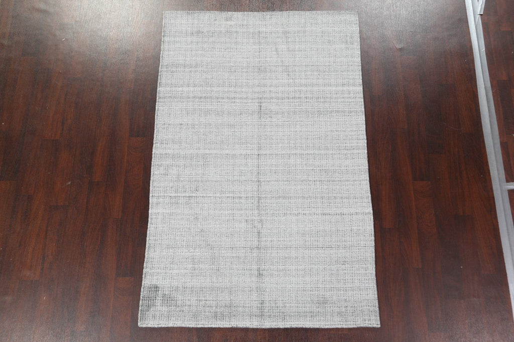 Checkered Contemporary Wool Area Rug 5x8