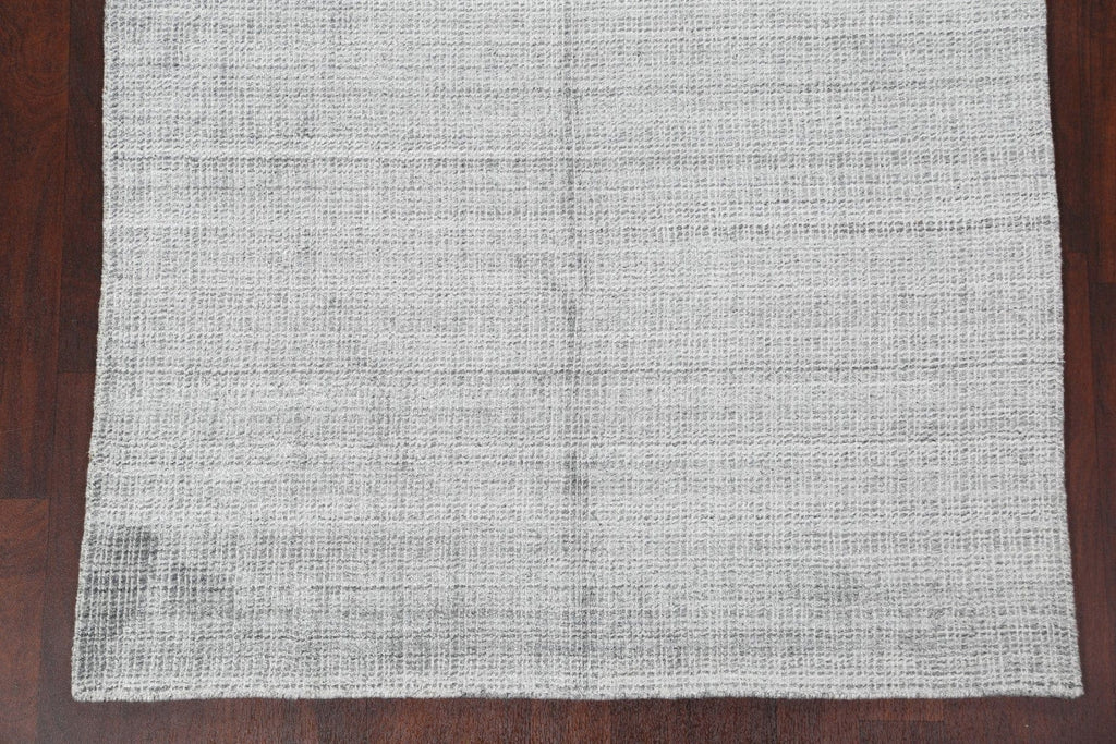 Checkered Contemporary Wool Area Rug 5x8