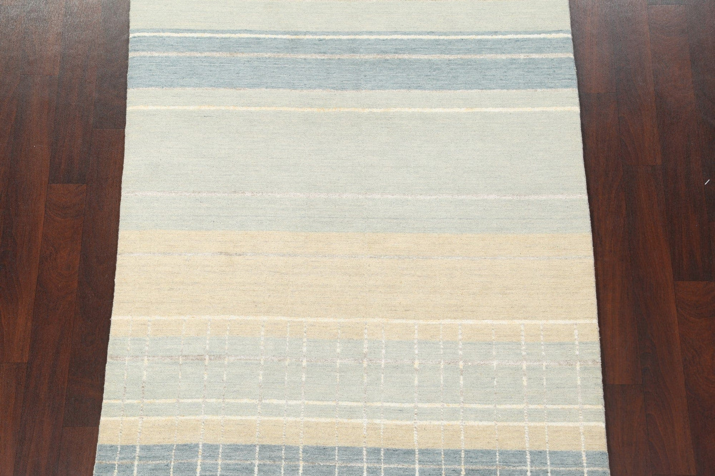 Handmade Contemporary Wool Area Rug 5x8