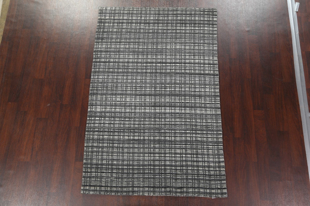 Geometric Contemporary Oriental Area Rug 5x8