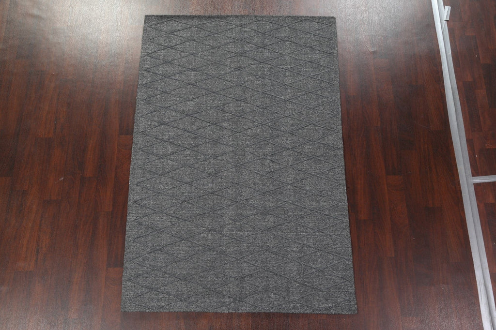 Trellis Contemporary Wool Area Rug 5x8