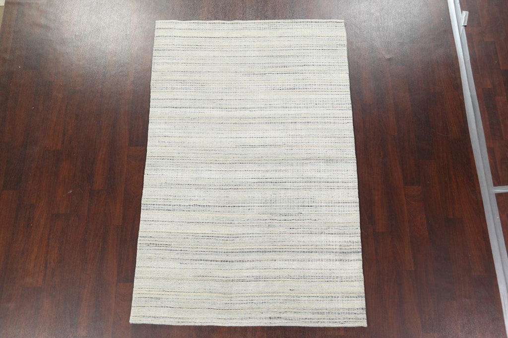 Checkered Contemporary Oriental Area Rug 5x8