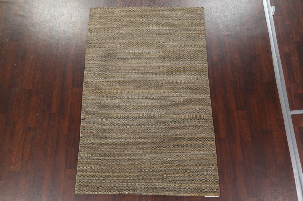 Wool Contemporary Oriental Area Rug 5x8