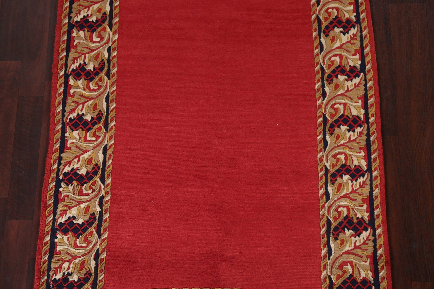 Bordered Nepal Tibetan Oriental Area Rug 4x5