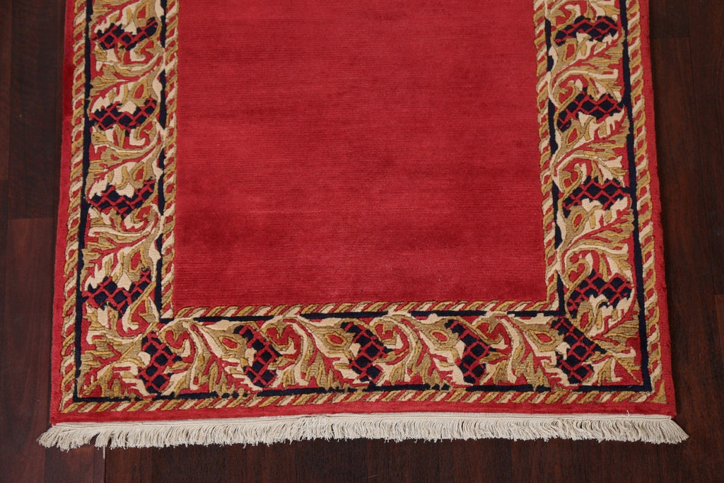 Bordered Nepal Tibetan Oriental Area Rug 4x5